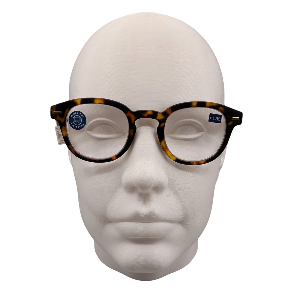 Peepers Headliner Tortoise Blue Light Filtering Reading Glasses +1.50 2326150